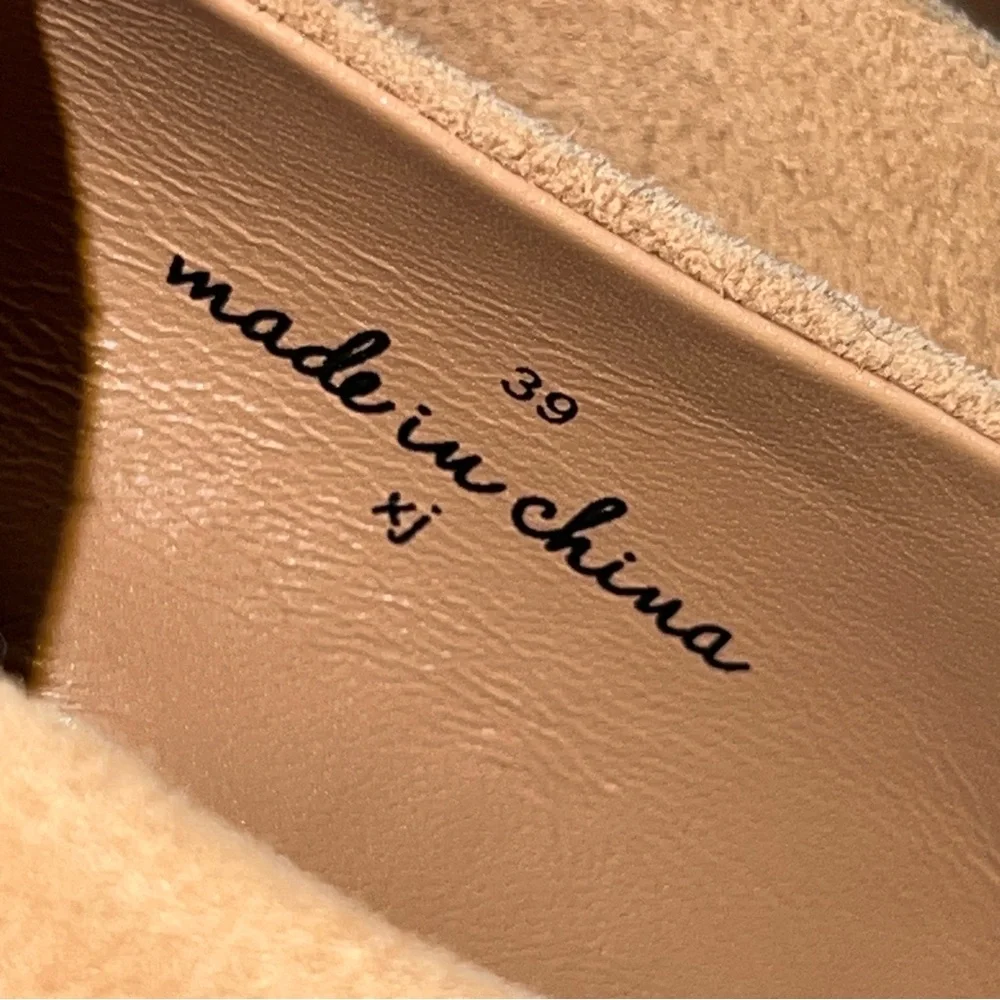 Joie Kael Suede Espadrille Open Toe Wedge Heels Tan EU‎ 39/US 8-8.5